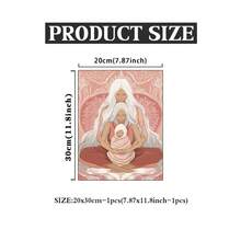 祖先疗愈 - 精美艺术版画，祖母，母亲，孩子，婴儿，世代相传，助产士，礼品插画海报，墙面装饰，灵性分娩，无框 - 彩色 - 查看 11