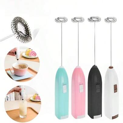 迷你电动奶泡搅拌机无线咖啡打蛋器手持打蛋器卡布奇诺起泡器厨房打蛋器工具