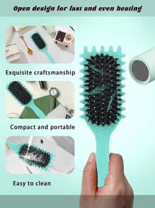 Set de cepillos definidores de rizo, cepillo de cabello con ranuras para desenredar, dar forma y definir rizos para mujeres, peine, herramientas para el cabello, productos y accesorios para el cabello, esenciales de viaje para peluquería y salón de belleza