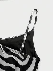 Đầm maxi ôm sát cơ thể họa tiết da báo, cổ khoét sâu, thanh lịch, mang vẻ đẹp nữ tính cho kỳ nghỉ và những buổi tiệc mùa hè thường ngày. - trắng - Xem 7