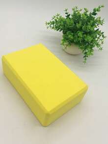 1pc High Density Yoga/Pilates Brick, Adult Exercise Dance Fitness Massage Yoga Block - Multicolor - View 10