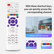 RC-G007 Infrared Universal Remote Control Is Suitable For Multiple TV Models Of 19 Brands Such As L&G,SAM&SUNG, SO/NY, JV/C