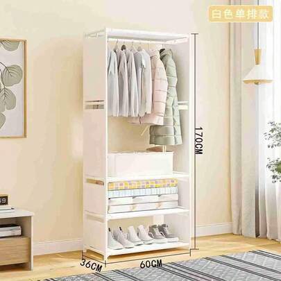 1 pieza Perchero multifuncional, organizador de ropa independiente para dormitorio para vestidos, pantalones, zapatos, vaqueros, botas, faldas, primavera, minimalista, tops de verano