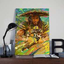 Aron Jones Poster Canvas Wall Art For Bedroom Decor Bar Office Room Decor Gift - Beige - View 8