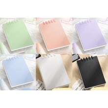 1 Set di Taccuini Tono Spento + 1 Custodia per Penna, Copertina in PVC, Impermeabile e Durevole, 80 Pagine Spesse per Taccuino, Design di Pagine Interne Sostituibili, Mini Taccuino di Alta Qualità, Taccuino Tascabile, Blocco Note Portatile per Uso Quotidiano