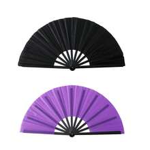 1把功夫舞扇，纯色方形塑料扇骨扇，太极拳中国舞蹈武术表演扇，夏季降温，海滩，旅行，春夏必备，伴娘礼物，房间，卧室装饰，海滩，旅行，男女皆宜，度假 - 彩色 - 查看 17