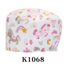 1pc Adjustable And Breathable Cartoon Ocean Pattern Polyester Fabric Gardening/Pet/Chef/Nurse Cap, Suitable For All Seasons - Multicolor - View 23