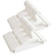 10/20pcs Children Hangers, 10.63 Inch Small Plastic Kid Clothes Hooks, Durable Non-Slip Clothing Rack, Baby Nursery Wardrobe Storage - Multicolor - View 11