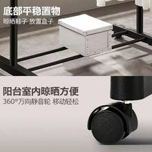 Adjustable Clothes Hanger With Shoe Rack 135x68x40 / 122x37x138 - modelo ajustável - 查看 4