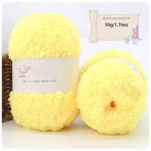 3 Stücke/Pack 50g/1,76oz Korallenfleece Garn Bälle für selbstgemachtes Stricken von Schals, Taschenmaterialien