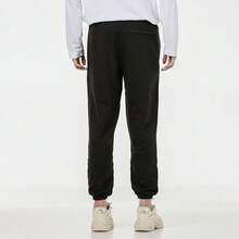 Puma Men's Pants, Sporty Casual Simple Basic Tapered Cuff Long Pants, Jogger Pants, Sweatpants 53311801 - Black - View 9