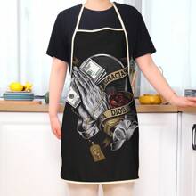 1 pieza Delantal personalizado e impreso de manera creativa que te hace único y de moda, delantal de trabajo, fiesta y cocina personalizado, perfecto para la cocina, el restaurante, la fiesta, unisex