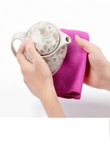 Lavette à motif sans couture d'écailles de poisson, linge absorbant pour le lavage de la vaisselle, des vitres, des miroirs, des tables, rag de nettoyage de la maison et de la cuisine, lavette super absorbante pour le nettoyage des vitres, chiffon de nettoyage de voiture