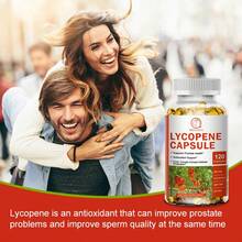 BBEEAAUU 120Caps Lycopene Capsules High Protency Antioxidant&Prostate Health Support - 120 chiếc - Xem 5
