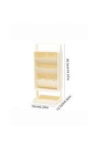 Luxury Cosmetic Organizer, Large Capacity Makeup Brushes Holder, Dresser Storage Rack For Lipsticks, Pencils, Decorative Desk Organizer, Bathroom Accessories, Dustproof & Waterproof For Vanity, Bathroom, Bedroom,For Holiday Beach, Bathroom Collection, Bedroom Collection, Large Capacity