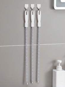 Pipe Dredging Brush, Bathroom Hair Sewer, Sink Cleaning Brush, Drain Cleaner, Flexible Cleaner, Clog Plug Hole Remover Tool Drain Gods Clean Kitchen Hair Hair Toilet Washbasin Anti-Clogging Cleaning Rod Pipe Unclogger Back To School