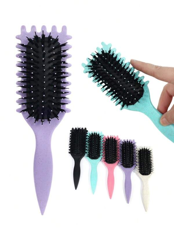 Curl Defining Brush Set, Hair Brush Vented Hair Brush For Detangling, Shaping And Defining Curls For Women, Comb, Hair Tools, Hair Products And Accesories For Barber Salon Beauty Travel Essentials