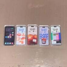 5/10pcs Mini Bt21 Mobile Phone Model, Realistic Cellphone Replica, Miniature Telephone Decor, Food Prop Phone Model, Doll House Accessories