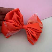 Laço Grande Mini Blogueira Brilho Infantil Com Ponta