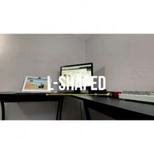 58 Inch Liter Gaming Table Corner Laptop Desk Computer Desk Workstation Black - - 1 - View 3