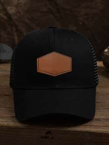 1 pieza Gorra de béisbol de malla con grabado láser personalizable, unisex, se puede personalizar con tu texto/nombre/logotipo/eslogan, casual al aire libre con protección UV, ajustable, transpirable, gorra de béisbol de malla, gorra de camionero, regalo para amigos/niños/adolescentes/padres/parejas/San Valentín/Día de la Madre