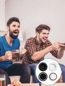 4个硅胶游戏手柄帽，摇杆保护套，精英手柄拇指摇杆握把，防滑按键帽组合装 - 彩色 - 查看 3