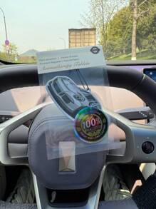 Racing Rearview Mirror Decor - Car Air Freshener - Long-Lasting Fragrance, Keeps Car Interior Fresh And Pleasant, Ideal Gift, Car Vent, Ocean Scent Air Freshener, Car Diffuser, Natural Essential Oils, Cartoon Design, Suitable For Rearview Mirror, Car Hanging Ornament - Cartoon Style Air Freshener Bottle, Long-Lasting Fragrance, Car Deodorizer