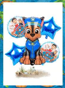 Paw Patrol 9 Paw Patrol Themen Party Dekorationen Fünf-Stück Ballon Sets, mit einer großen Auswahl an Stilen zur Auswahl. Geburtstagsparty Geschenke, Geburtstagsparty Veranstaltungsort Dekoration und Fotorequisiten, Feiertags Party Aggregations Dekorationsartikel, Familien Zusammenkunft Party Hintergrund Dekorationsballons, Halloween, Weihnachten, Erntedankfest, Kindertag, Schulanfang, Muttertag