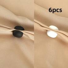 1 Paar/4 Paar Premium unsichtbare Perlenbrosche mit Magnetverschluss für Frauen - magnetischer Sommerkragen-Rutschfester Verschlusspin zum Befestigen von Kleidung und Outfit-Verbesserung