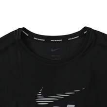 Nike 男士 AS M NK DF UV MILER FLASH 短袖T恤 TIB4128-010 - 黑色 - 查看 3