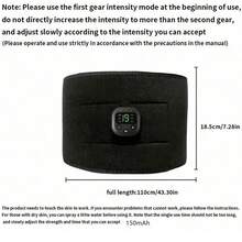 Electric Waist Massager, Exercise Waist Belt , Portable Body Massager Belt, Arm Hip Leg Waist Full Body Exercise Battery Capacity: 150mAh