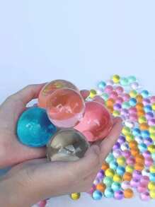 500pcs Jumbo Hydrogel Beads, Water Pearls, Water Jelly Beads For Vase Fillers, Indoor Potted Plant Moisture Retention, Long-Lasting Water Storage, Also Suitable For Christmas, Halloween, Weddings, Graduation, Thanksgiving, Mother's Day, Office & Home Decor