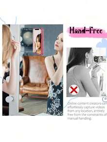 1/2/3/4/5pcs Silicone Suction Cup Phone Holder, No Residue, Universal Selfie Video Stand For IPhone/Android, Fashionable Desktop Accessory - Gift For Friends And Lovers