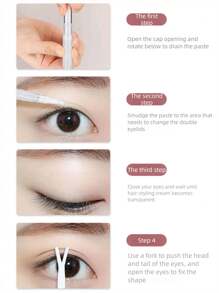 1pc 5ml Korean Double Eyelid Shaping Cream, Natural Invisible Quick Drying Adhesive Double Eyelid Fixing Cream