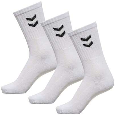 Hummel Hummel Crew Socken Basic 3er-Pack Weiß