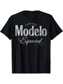 Men Plus Size T-Shirts - Black - View 1