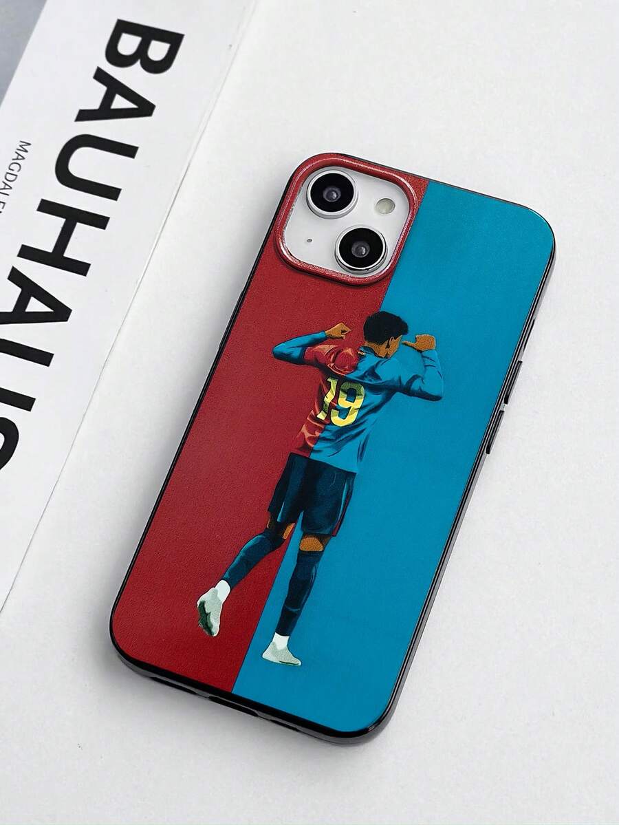Handyhülle für Fußballspieler mit der Nummer 19, mit vollständigem Sturz- und Stoßschutz, mit einem coolen personalisierten Design. Kompatibel mit iPhone-Hülle & Galaxy-Hülle, internationale Version, nicht die Inlandsversion - Verschiedenfarbig - Übersicht 1