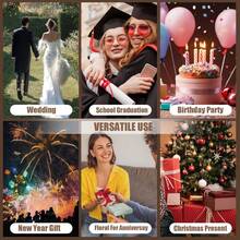 300 片预制缎带玫瑰花瓣半成品，适用于永生玫瑰 DIY 永久花束，永生花艺，玫瑰花瓣缎带花瓣，适用于结婚周年纪念日生日母亲节 - 粉色 - 查看 10