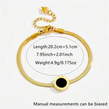 1 Set Elegant Minimalist Fashion Roman Coin & Serpentine Stainless Steel Necklace, Bracelet & Earrings Jewelry Set, Suitable For Women's Daily Outfit Or Commuting Style, Great Gift For Mother's Day