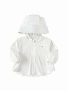 Balabala 2025年夏季男童和女童外套，时尚清新，带帽