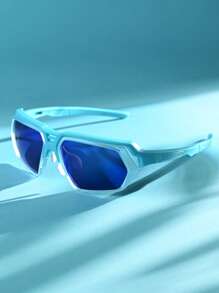 1 set de gafas deportivas de moda para niños, adecuadas para niños y niñas, decoración diaria, vacaciones, viajes, fiestas, decoración fotográfica
