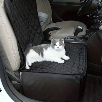 1pc Multifunctional Pet Car Seat Cover - Anti-Scratch And Anti-Dirt, Suitable For Dogs And Cats - For Car Travel - Ideal Gift For Pet Owners