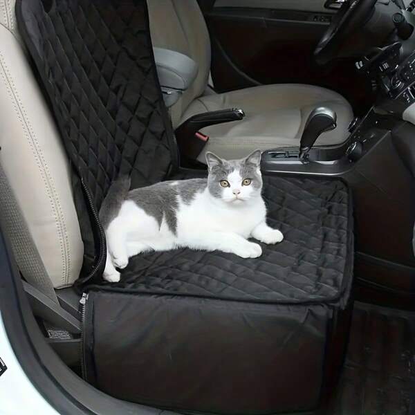 1pc Multifunctional Pet Car Seat Cover - Anti-Scratch And Anti-Dirt, Suitable For Dogs And Cats - For Car Travel - Ideal Gift For Pet Owners