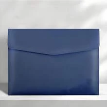 1 Stück minimalistischer Business-Stil Kunstleder Umschlag Dokumentenmappe, weiche Textur, kann Dateien, Handy, Tablets aufnehmen, geeignet für Geschäftsleute, Büromitarbeiter, Studenten, für Büro, Studium, Geschäftsreise Verwendung Schulmaterial, Rückkehr zur Schule