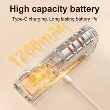 1pc Rechargeable Electric Sharpening Stone, Equipped With A Large Capacity Battery 1200mAH Electric Sharpener, With 2 Adjustable Levels Of Strength, Making It A Great Kitchen Assistant And A Great Gift