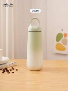 1 PIEZA, Taza aislada SUS316 de alto valor estético para niñas, botella de agua portátil, botella de gran capacidad linda