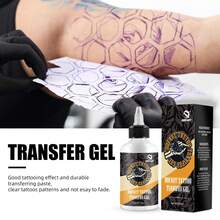 DQFART 1PCS/2PCS 120ML Tattoo Transfer Gel Easy Tattoo Design Transfer Convenient Auxiliary Tool For Tattoo Artists Tattoo Design Transfer Gel For Body Art - 120ML - View 4