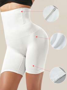 1 Pc High Waist Tummy Control Shorts Waist Trainer Body Shaper Bottoms Tummy Control Panties Slimming Sheath Woman Flat Belly Hip Butt Lifter Briefs Panty Shapewear Seamless Underwear Women Shaping Panties
