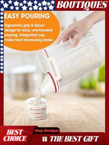 2 envases para almacenamiento de cereales, dispensador de arroz, envase para cereales, caja de arroz, envase para almacenamiento de harina, contenedor de harina, dispensador de arroz, envase para almacenamiento de granos, envases para harina y azúcar, envase dispensador de cereales, almacenamiento de arroz, envase para almacenamiento de arroz, envase para almacenamiento de alimento para perros, dispensador de cereales, envases de almacenamiento de alimento para mascotas, envase de alimento para perros, envase de alimento para mascotas, envase hermético de almacenamiento de alimento para perros, envase de almacenamiento de semillas para pájaros, envase de alimento para gatos, contenedor de alimento para perros, envase de almacenamiento de arroz, envase de almacenamiento de alimentos de cocina de plástico para la despensa con vaso, envase pequeño de almacenamiento de alimento para perros y gatos con dispensador - Rojo y rojo - Ver 3