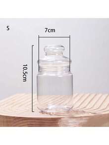 1 件透明塑料饼干罐 - 無色 - 查看 7